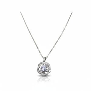 Elegant Silver Pendant Necklace